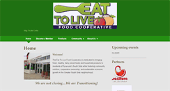 Desktop Screenshot of eat2livefoodcoop.org