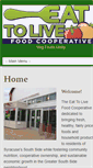 Mobile Screenshot of eat2livefoodcoop.org